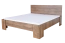 Lit double Selun 20 | Chêne brun foncé | 180 x 200 cm | Design moderne et chaleureux