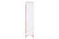 Armoire Amanto 2, couleur : blanc / frêne - Dimensions : 200 x 47 x 52 cm (H x L x P)