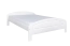 Lit enfant blanc en bois massif | Design moderne | Sommier inclus | 140 x 200 cm | Montage facile