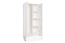Armoire en pin massif blanc Junco 09B | 195 x 92 x 59 cm | 4 étagères, 1 tiroir spacieux, penderie