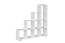Étagère Cuarto 09 blanc | 10 compartiments | 148 x 145 x 29 cm | Design moderne et robuste