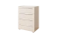 Commode Siumu 15, couleur : beige / beige brillant - 97 x 76 x 45 cm (h x l x p)