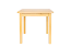 Table en pin massif naturel 002 (rectangulaire) - Dimensions 80 x 80 cm (L x P)