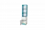 Chambre d'adolescents - Armoire "Geel" 05, blanc / turquoise - Dimensions : 195 x 45 x 40 cm (H x L x P)