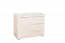 Commode Siumu 12, couleur : beige / beige brillant - 85 x 107 x 45 cm (h x l x p)