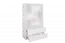 Chambre de jeune - Étagère Alard 04, Couleur : Blanc - Dimensions : 151 x 80 x 40 cm (H x L x P)