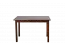 Table pin massif couleur noyer Junco 228C (anguleuse) - 120 x 70 cm (l x p)