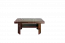 Table basse Sentis 20, couleur : brun foncé - 53 x 120 x 80 cm (H x L x P)