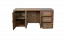 Bureau Sardona 02, couleur : brun chêne - 80 x 167 x 62 cm (h x l x p)