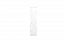 Chambre de jeune - Armoire Alard 02, Couleur : Blanc - Dimensions : 195 x 45 x 52 cm (H x L x P)