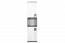 Chambre des jeunes - armoire Elias 18, couleur : blanc / gris - Dimensions : 187 x 45 x 40 cm (H x L x P)
