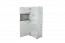 Vitrine Garim 18, couleur : blanc brillant - 161 x 60 x 40 cm (H x L x P)