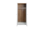 Armoire à portes battantes / armoire Segnas 07, couleur : blanc pin / brun chêne - 198 x 90 x 53 cm (h x l x p)