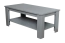 Table basse Segnas 11, couleur : gris - 120 x 60 x 50 cm (L x P x H)