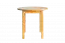 Table en bois de pin massif naturel 003 (ronde) - diamètre 80 cm