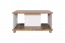 Chambre des jeunes - Table basse Hermann 11, couleur : blanc blanchi / couleur noix, solide - 110 x 70 x 56 cm (L x P x H)