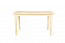 Table en bois de pin massif naturel Junco 228D (carrée) - Dimensions 70 x 130 cm