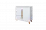 Commode Amanto 7, couleur : blanc / frêne - Dimensions : 91 x 90 x 40 cm (h x l x p)
