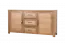 Commode Sardona 01, couleur : brun chêne - 85 x 164 x 44 cm (h x l x p)
