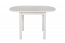Table pin massif massif laqué blanc, Junco 231A (ronde) - 120 x 75 cm (l x p)