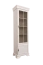 Vitrine Sentis 17, Couleur : Pin blanc - Dimensions : 192 x 58 x 40 cm (H x L x P)