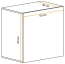 Armoire suspendue moderne Fardalen 12, couleur : chêne wotan - dimensions : 60 x 60 x 30 cm (h x l x p), avec deux compartiments