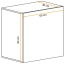 Armoire suspendue moderne Fardalen 12, couleur : chêne Wotan - Dimensions : 60 x 60 x 30 cm (H x L x P), avec deux compartiments