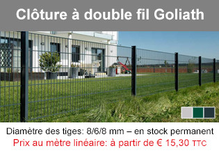 Clôture à double fil Goliath