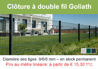Clôture à double fil Goliath