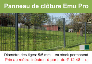 Panneau de clôture Emu PRO